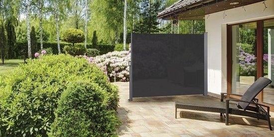 Tuinscherm uitschuifbaar, Tuin en Terras, Tuinschermen, Nieuw, Staal, 100 tot 150 cm, 200 cm of meer, Ophalen