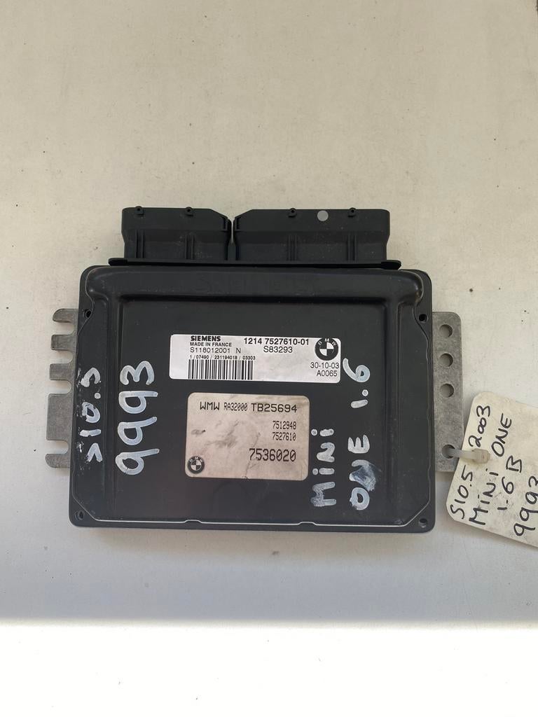 Mini Cooper R50 1.6i 16 V S118012001 ECU, Enlèvement ou Envoi, Utilisé, Mini