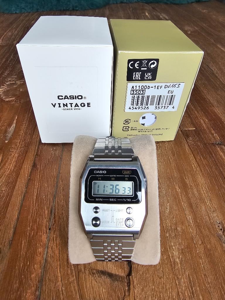 Casio Vintage A1100D-1 in nieuwstaat, Overige merken, Windows, Comme neuf, Enlèvement