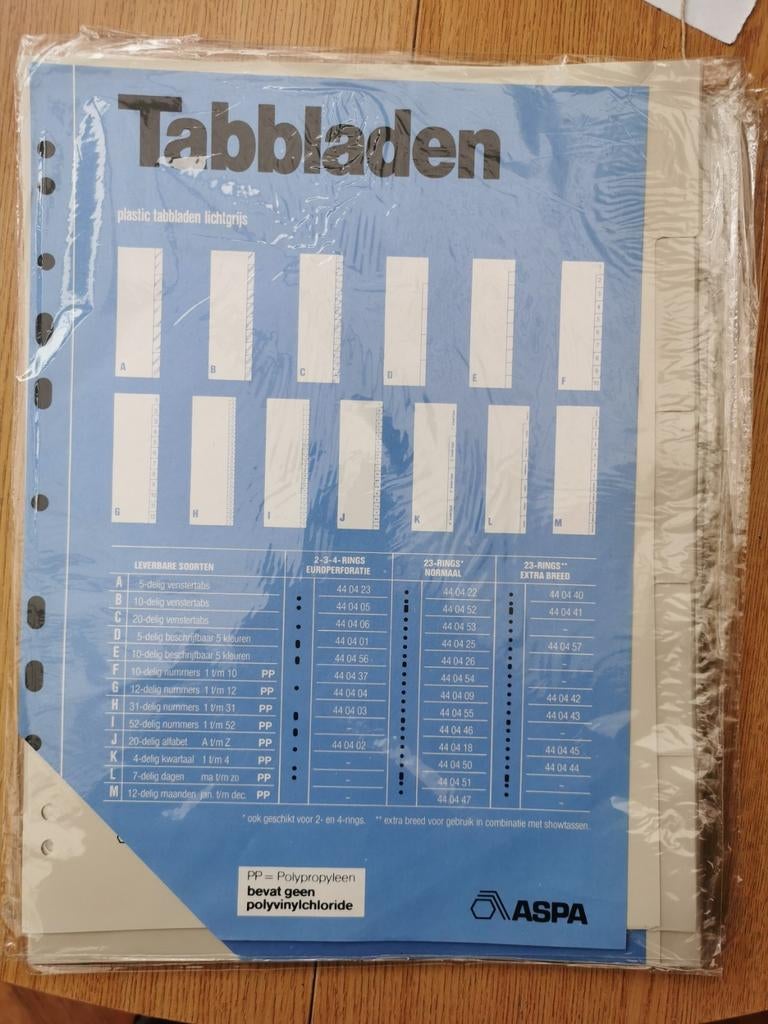 Tabbladen 5 tabs. Tussenbladen. Prijs per pakje., Diversen, Schoolbenodigdheden, Nieuw, Ophalen of Verzenden
