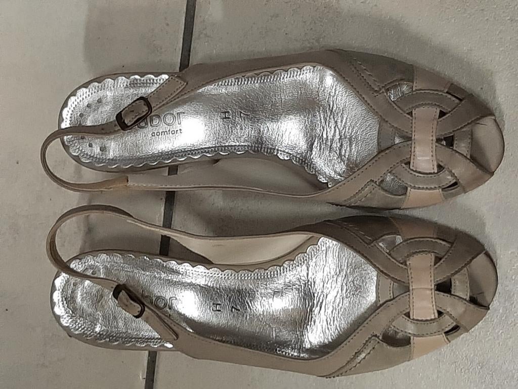 Sandalen Gabor mt 40, Enlèvement ou Envoi, Comme neuf, Beige