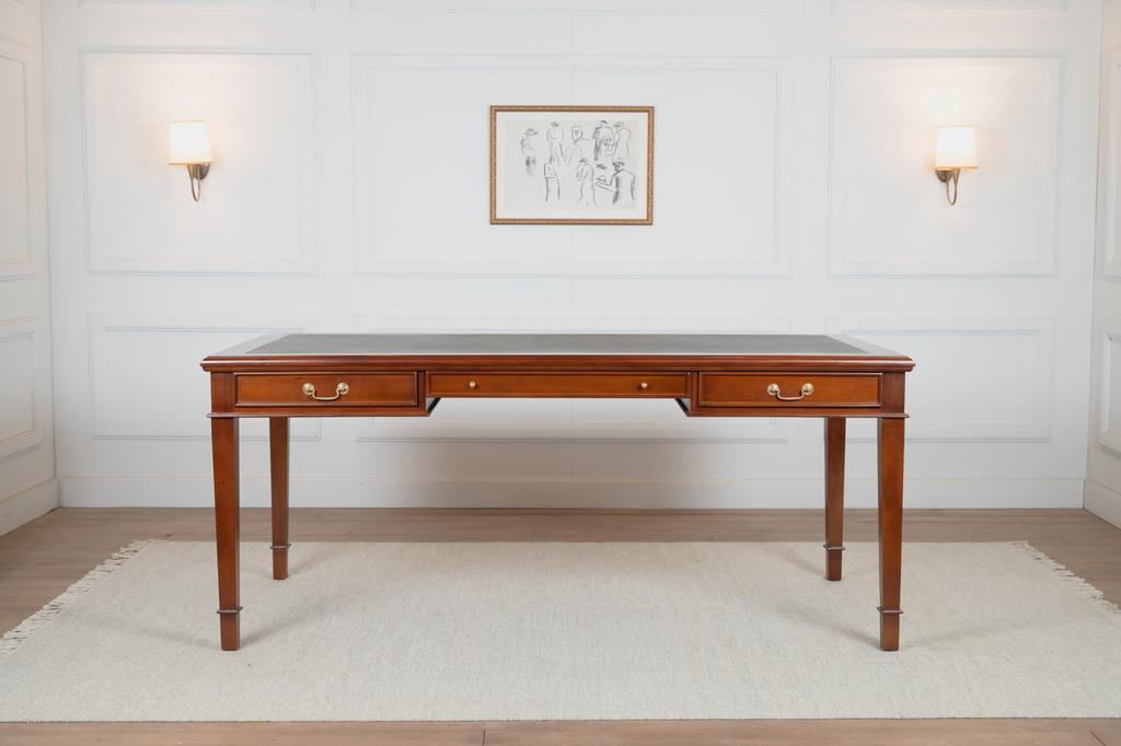 Klassiek Engels bureau 185x95 NIEUW (schrijftafel), Enlèvement ou Envoi, Neuf