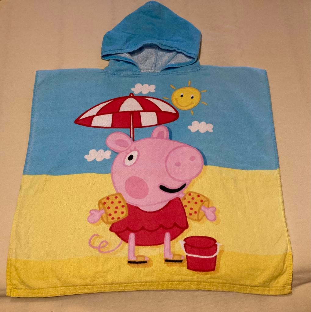 Magnifique cape de bain Peppa Pig taille 1, Enfants & Bébés, Enlèvement ou Envoi, Comme neuf, Peppa Pig