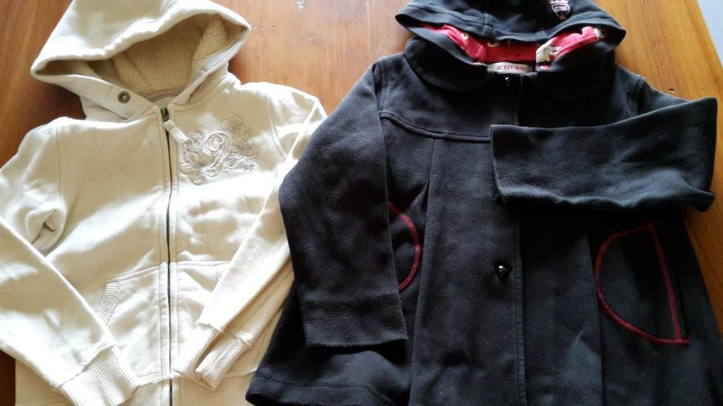 Lot de vêtements pour filles (13 pièces, 6 ans) en parfait é, Enlèvement ou Envoi, Comme neuf, Manteau