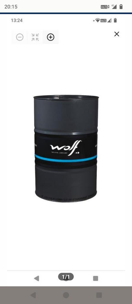 wolf kettingzaag olie 200 L vat nieuw, Ophalen