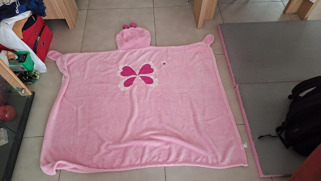 Fleece Deken Home Creation, Meisje, Ophalen of Verzenden, Roze, Deken of Dekbed