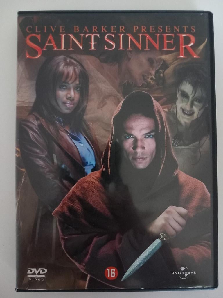 Dvd Saintsinner van Clive Barker (Horrorfilm) ZELDZAAM, Ophalen of Verzenden, Zo goed als nieuw
