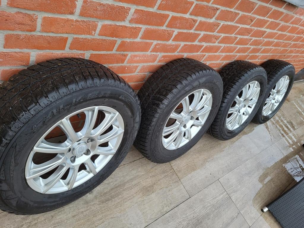 KIT de 4 pneus Hiver et Jantes alu, Enlèvement, Utilisé, Pneus hiver, Pneu(s)