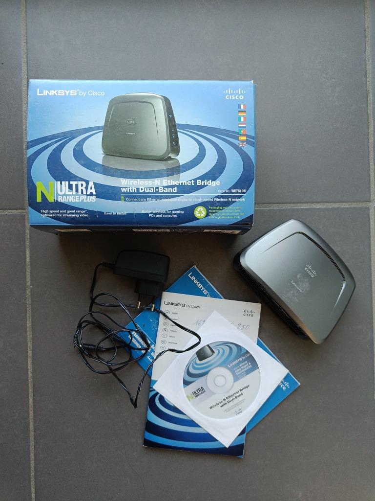 Linksys Network Bridge (WET610N), Computers en Software, WiFi-versterkers, Gebruikt, Ophalen