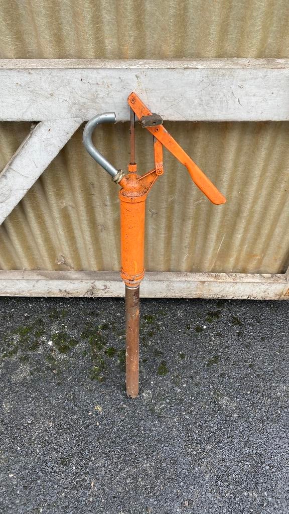 Olie pomp voor vat van 60 of 200 l, Ophalen, Gebruikt