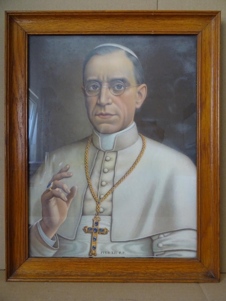 Paus Pius XII Portret Paus Pius XII gedrukt portret 1939, Ophalen of Verzenden, Gebruikt, Overige typen, Christendom | Katholiek