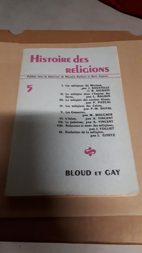 histoire des religions 5, Ophalen of Verzenden, Gelezen