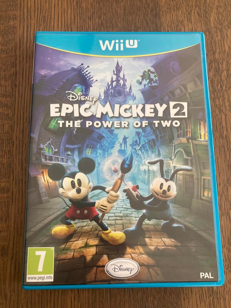 Wiiu game epic mickey 2 the power of two, Ophalen of Verzenden, Zo goed als nieuw