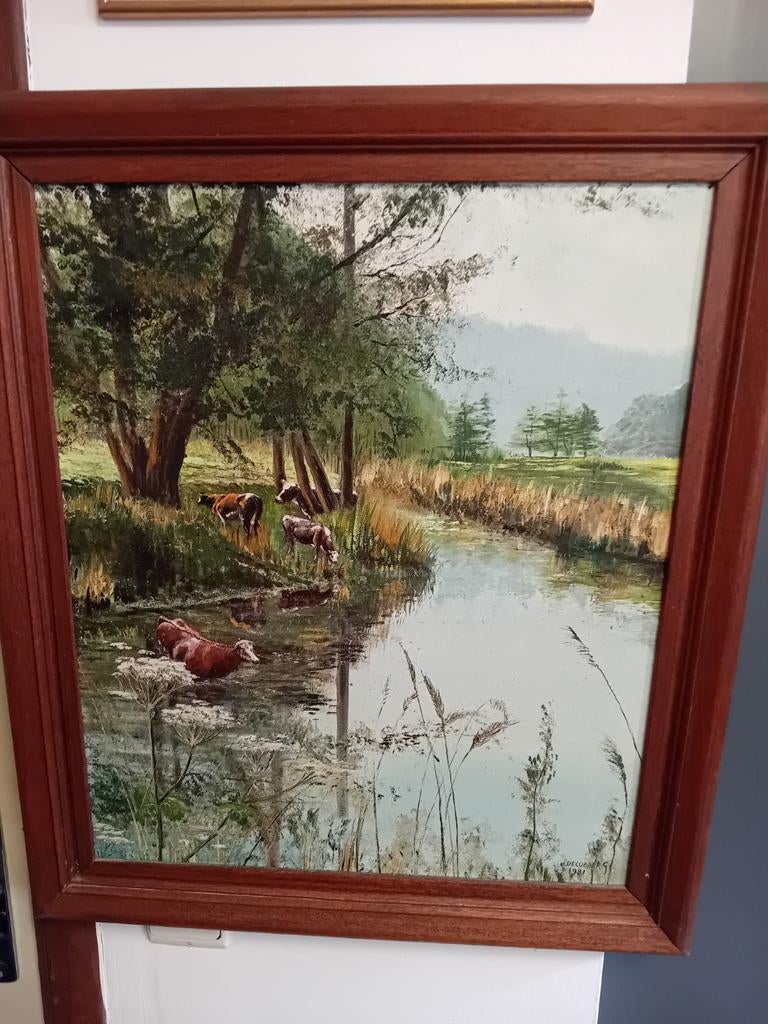 Ancien Tableau de Decubberg, Enlèvement ou Envoi