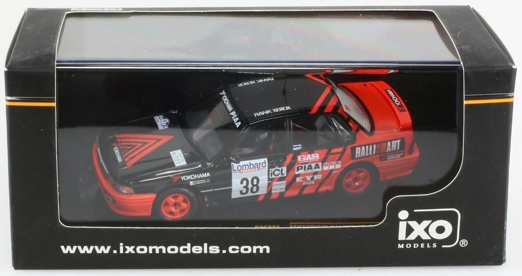 1:43 Ixo Mitsubishi Galant VR-4 #38 RAC Rally 1991 RAC221, Hobby en Vrije tijd, Modelbouw | Auto's en Voertuigen, Nieuw, Auto