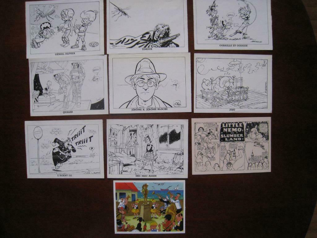 lot de cartes postales  BD dupuis et nys sirius kox, Livres, Neuf, Plusieurs BD, Enlèvement ou Envoi, Dupuis