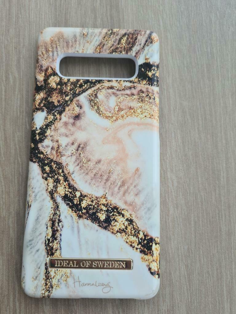 Samsung S10+ gsmcover golden swirl, Ophalen of Verzenden, Zo goed als nieuw, Overige modellen, Hoesje of Tasje