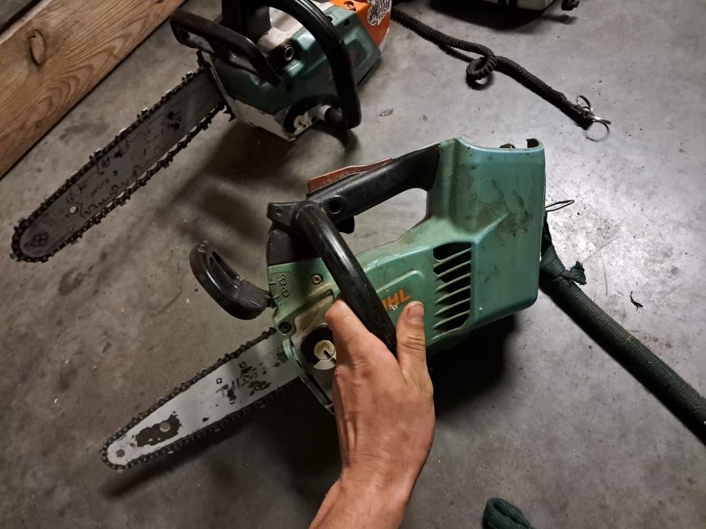 Groene STIHL msa 161 t tophandle 25cm blad, Ophalen, Gebruikt, Overige soorten, Stihl