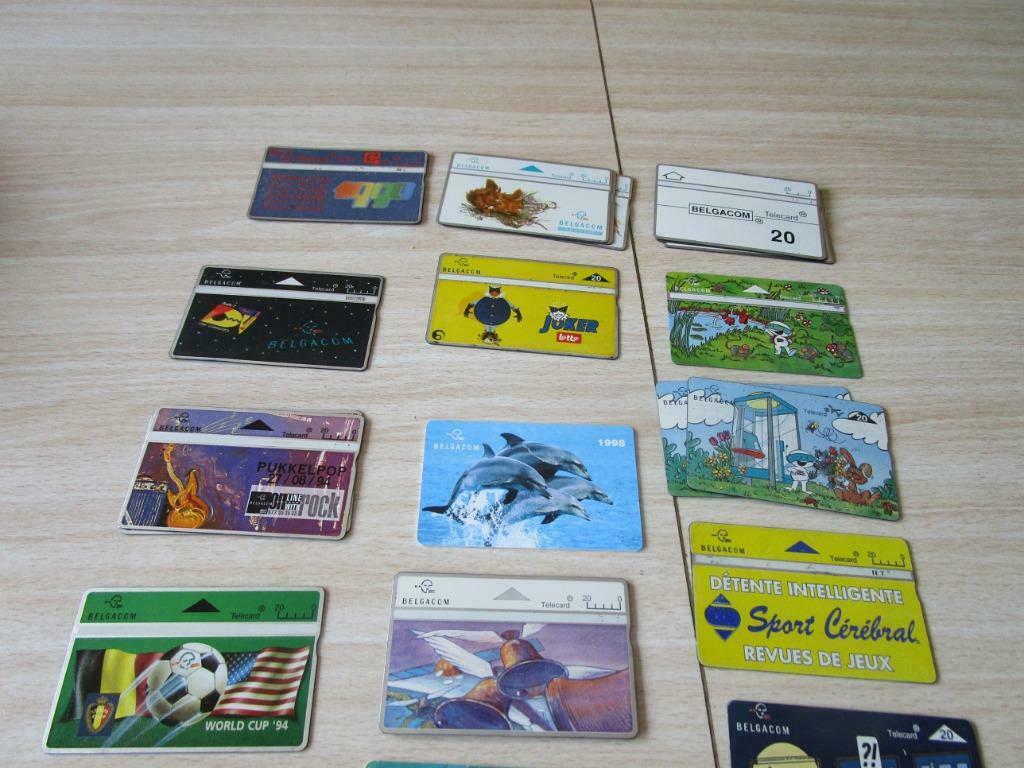 Télécartes Belgacom, Collections, Cartes de téléphone, Enlèvement