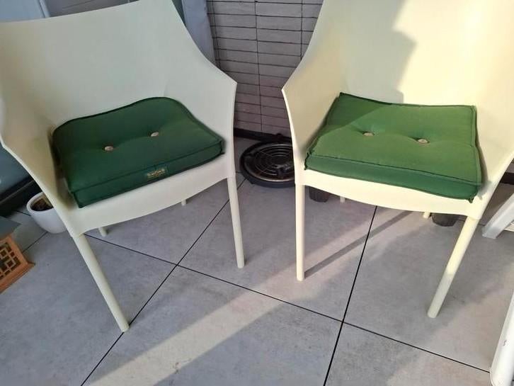 2 tuin / keuken stoelen, Tuin en Terras, Ophalen, Gebruikt