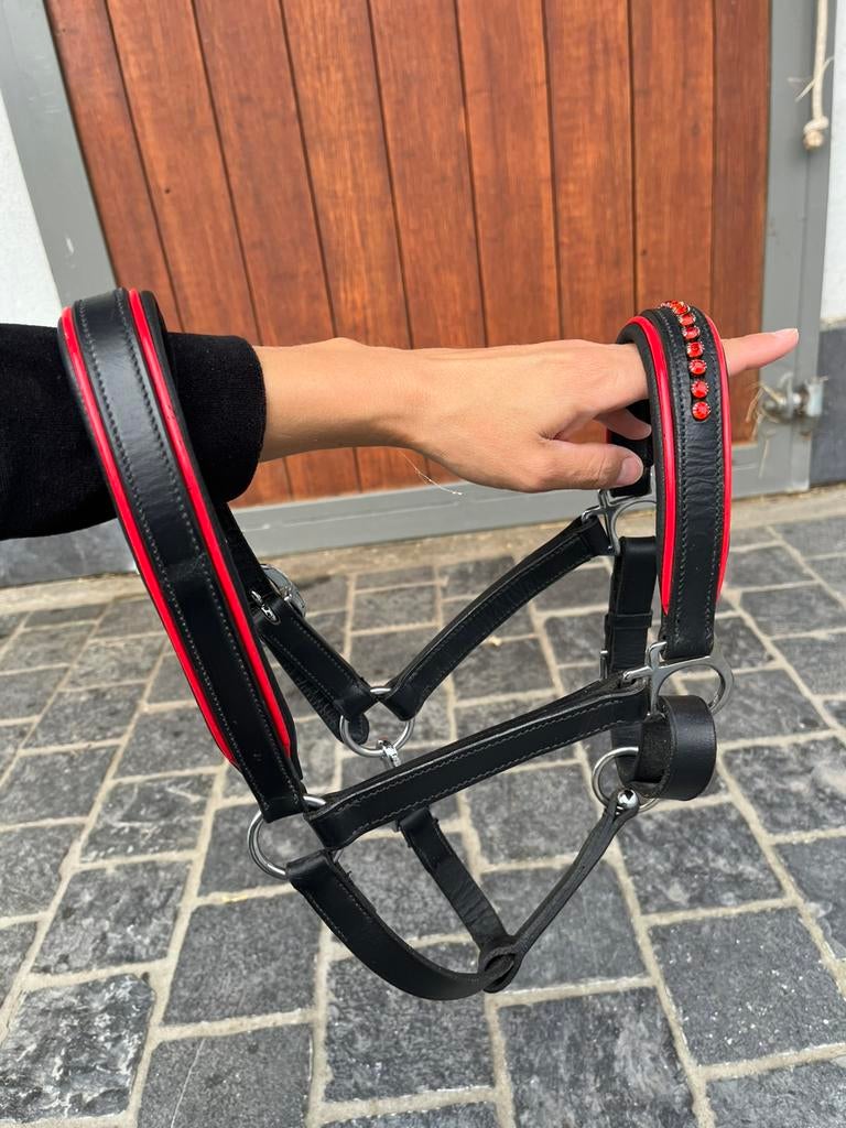 Leder pony halster, Ophalen, Zo goed als nieuw