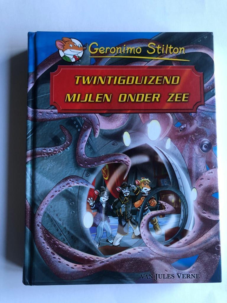 Leesboek: Geronimo Stilton:Twintigduizend mijlen onder zee, Non-fictie, Geronimo Stilton, Ophalen of Verzenden, Zo goed als nieuw