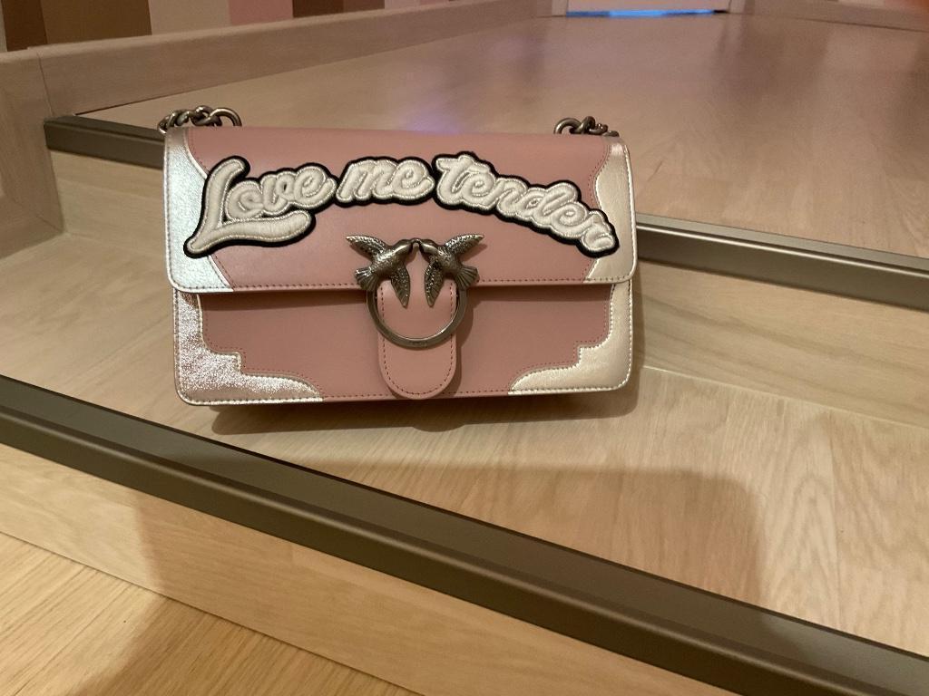Pinko Love me tender bag handtas - Pink and Silver Elvis, Ophalen of Verzenden, Zo goed als nieuw, Roze, Handtas