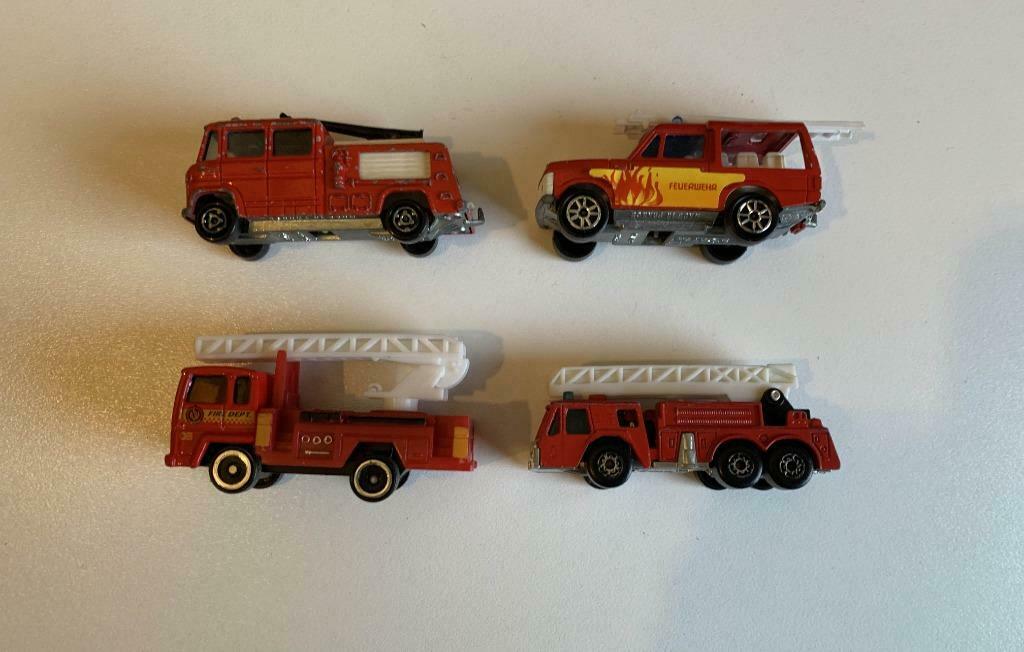 Modelauto’s brandweer, Ophalen of Verzenden, Gebruikt, Bus of Vrachtwagen, Majorette