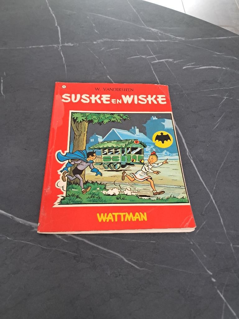 Suske en Wiske "Wattman" 71a (1968), Eén stripboek, Ophalen of Verzenden, Gelezen