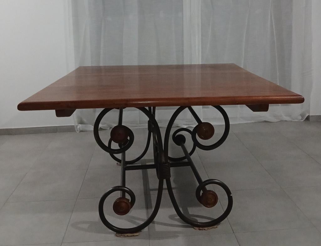 Table de salle à manger ou salon, Maison & Meubles, Tables | Tables à manger, 100 à 150 cm, Cinq personnes ou plus, Carré, 100 à 150 cm