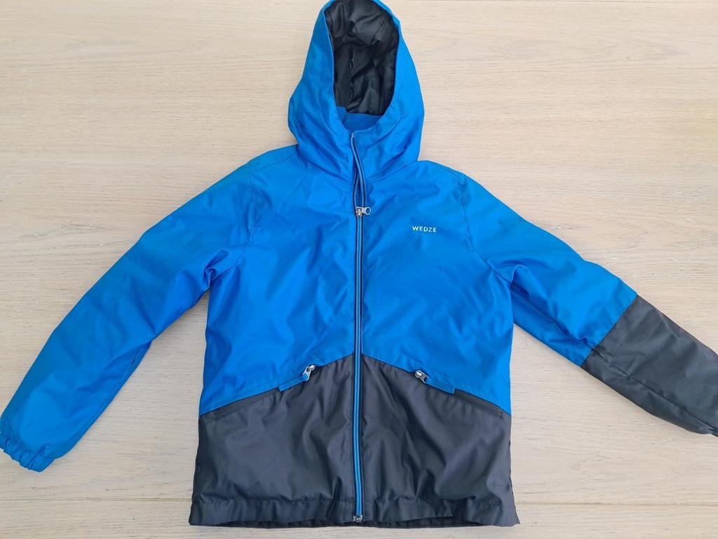 Wedze winterjas/ski-jas (125-132, 8j), blauw, te Wilrijk, Ophalen, Gebruikt, Jongen of Meisje, Jas