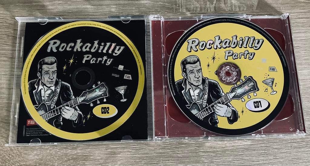 Een originele dubbel-cd van „Rockabilly Party” (Souvenir), Ophalen of Verzenden, Zo goed als nieuw, Overige genres
