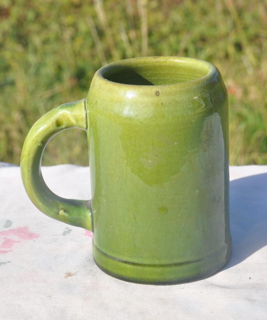 chope en gres emallé vert, Enlèvement ou Envoi