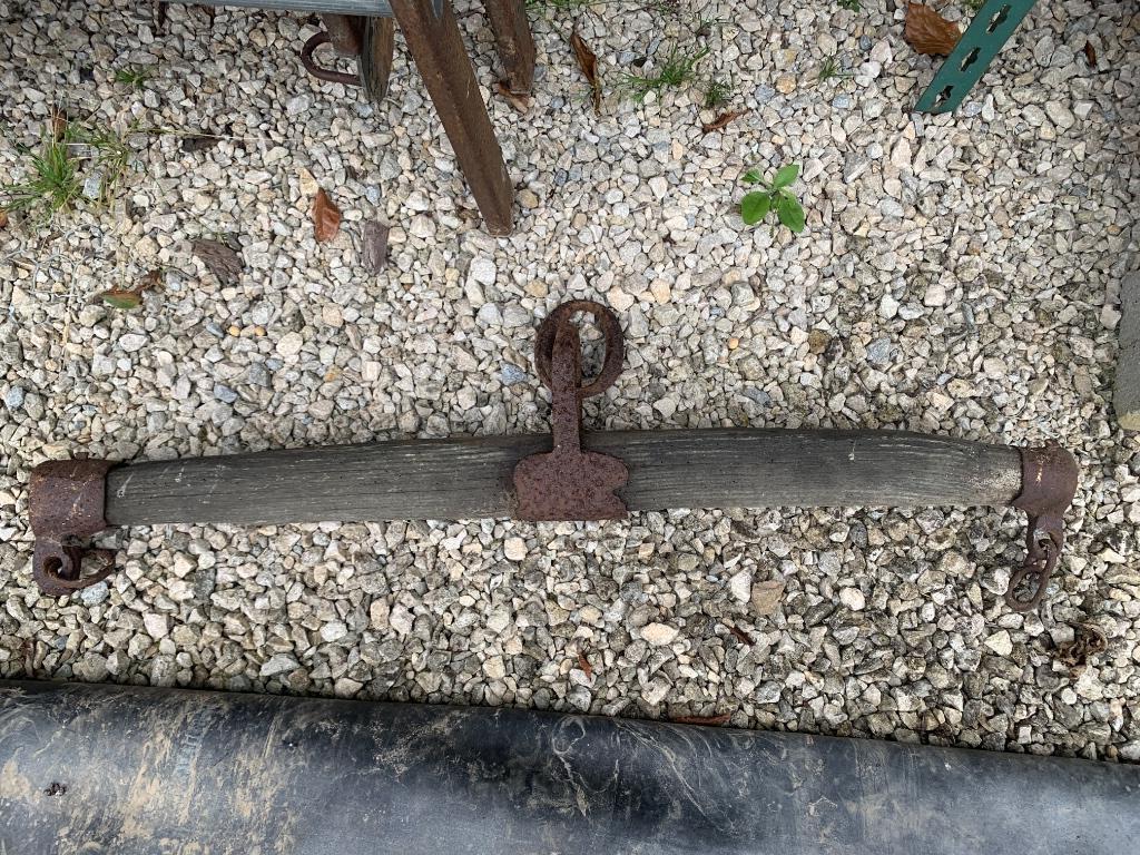 Trekbalk paard antiek, Ophalen