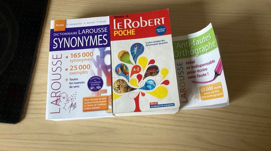 Dictionnaire , Robert , anti-fautes, Enlèvement, Français