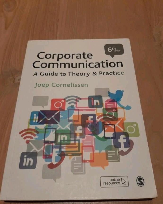 Corporate communication Joep Cornelissen, Ophalen of Verzenden, Gelezen