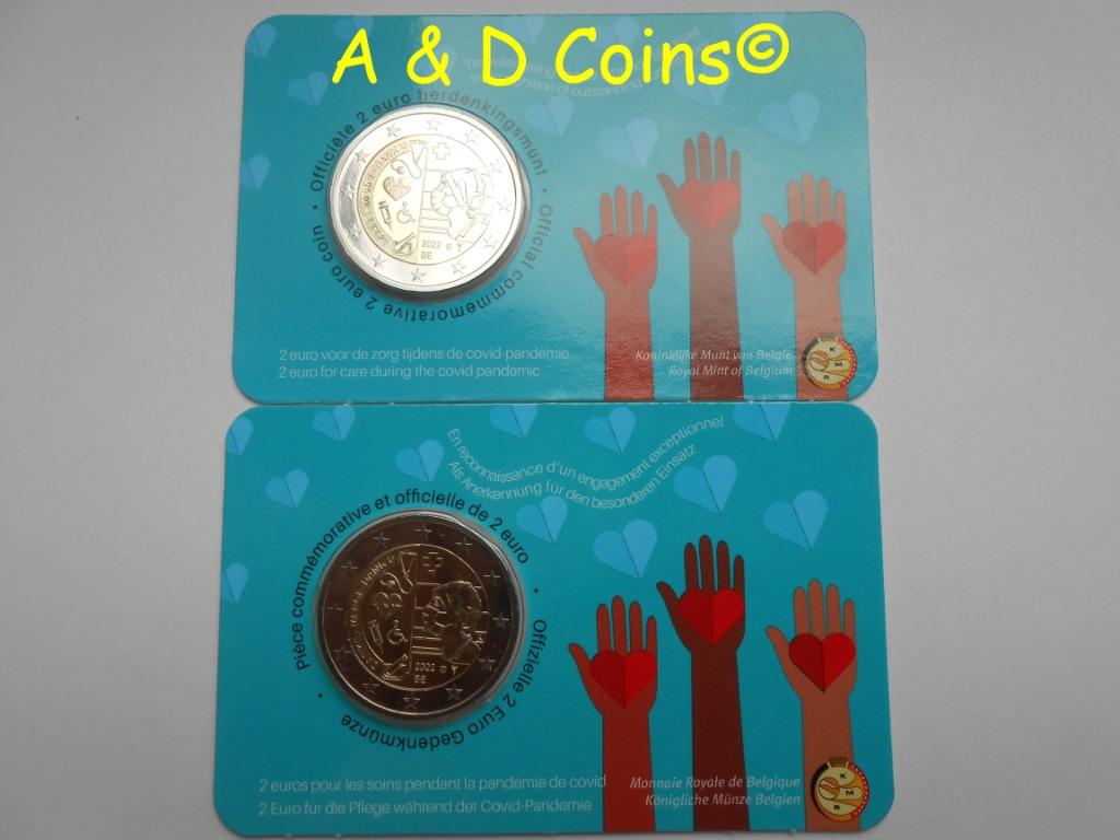Belgie 2 euro coincard 2022, Ophalen of Verzenden, België, 2 euro, Losse munt