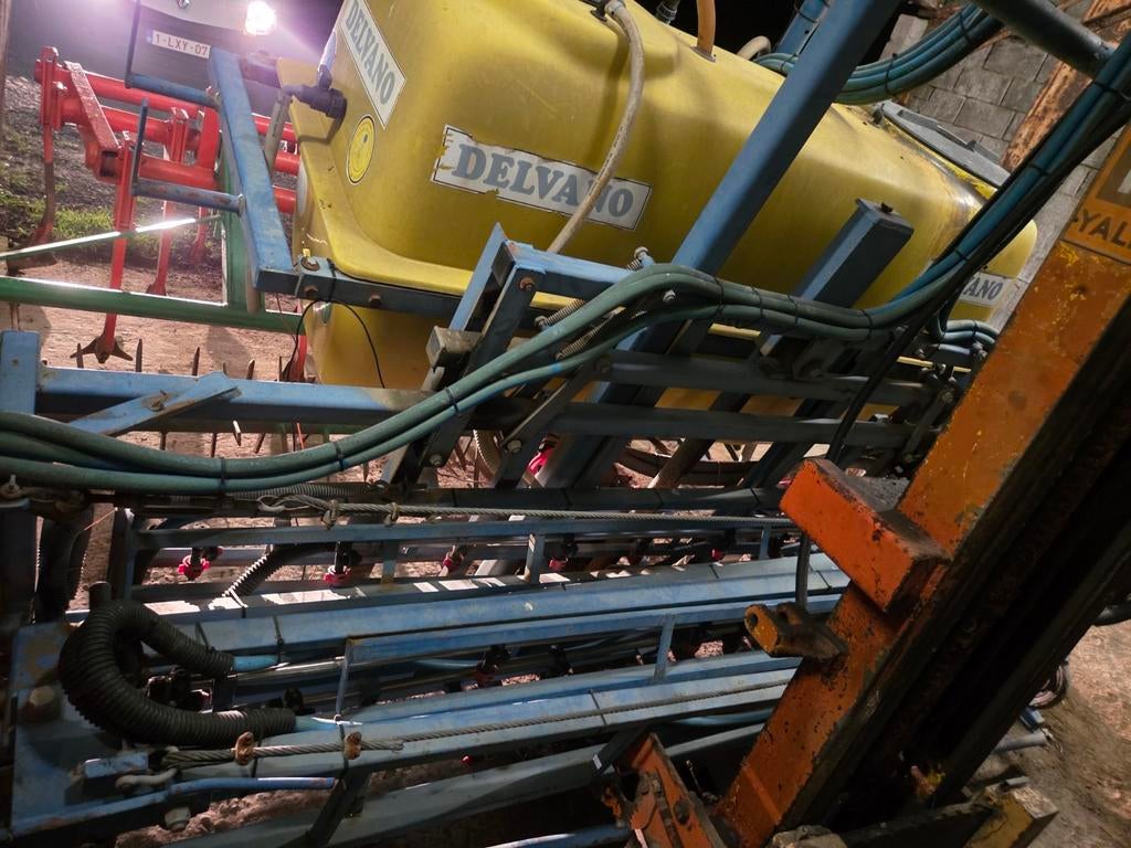 Delvano sproeier, Ophalen