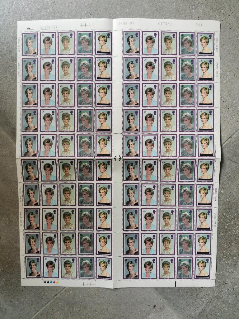 Grande-Bretagne 1998 - Mémorial de la princesse Diana, Timbres & Monnaies, Enlèvement ou Envoi, Non oblitéré, Dynastie