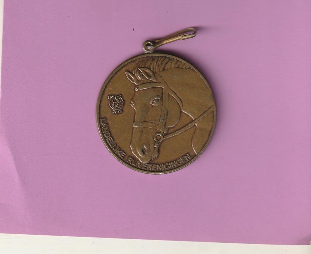  Medallie van Landelijke Rijverenigingen LRV 2013 ,,LRV Oost, Verzenden, Brons