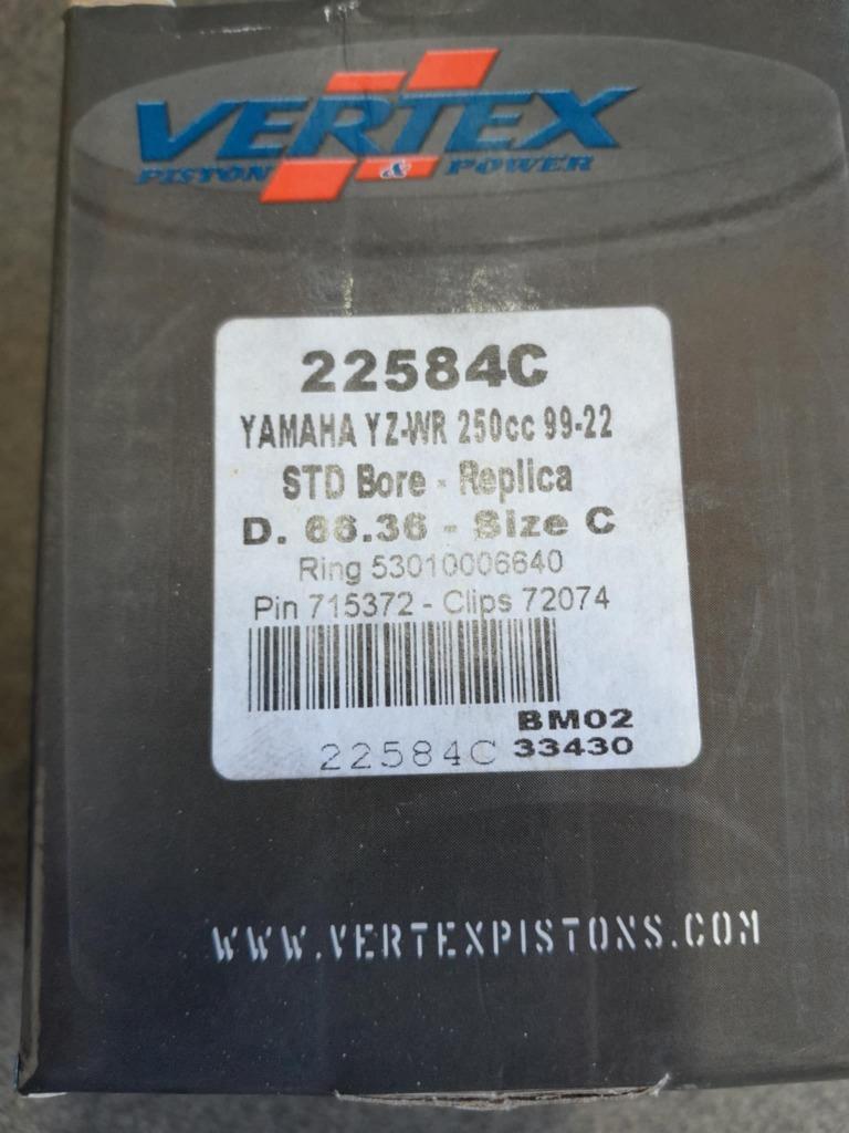 vertex piston yamaha yz250 fantic xx250, Enlèvement ou Envoi, Neuf