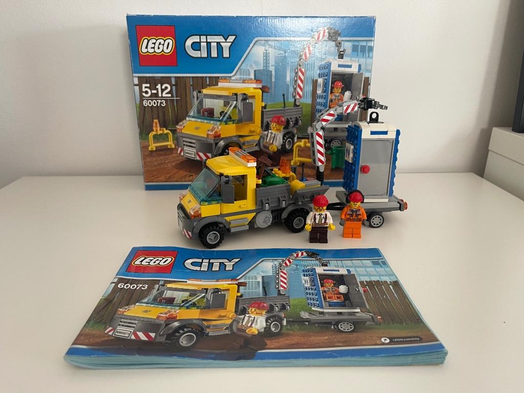 Lego dienstwagen 60073, Ophalen of Verzenden, Zo goed als nieuw, Complete set, Lego