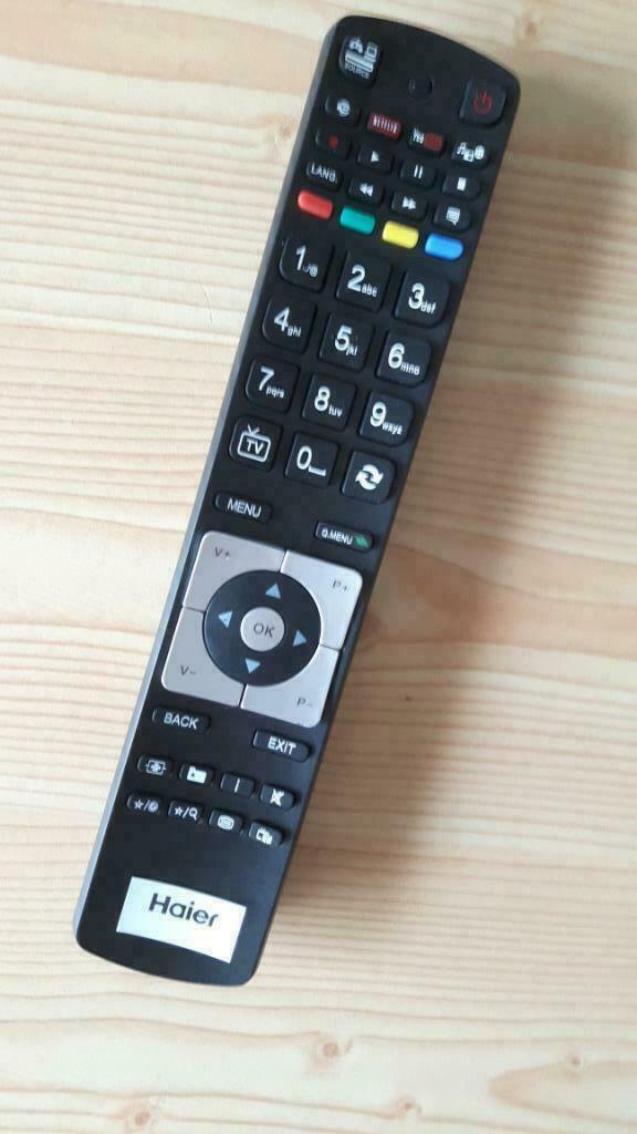 HAIER  AFSTANDSBEDIENING 4K SMART TV NETFLIX / YOU TUBE, Enlèvement ou Envoi, Neuf, Originale, TV