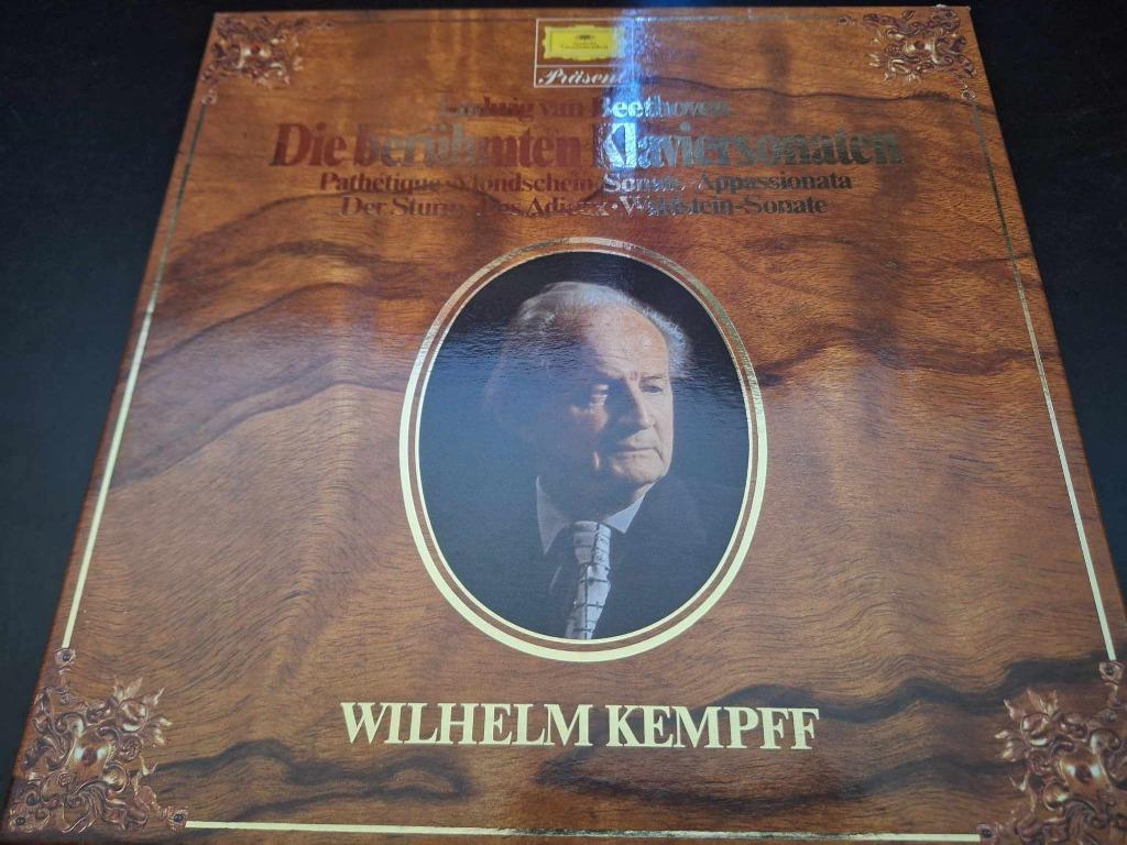 Beethoven / Kempff - Die Berühmten Klaviersonaten Box 2 x Lp, Ophalen of Verzenden, Kamermuziek, Gebruikt, 12 inch
