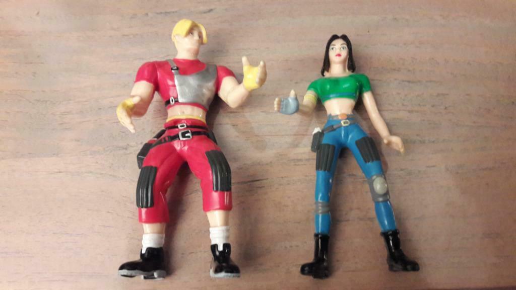 Figurines Flash Gordon et Dale Arden Quick KFS-HEI 1998 13cm, Enlèvement ou Envoi, Utilisé
