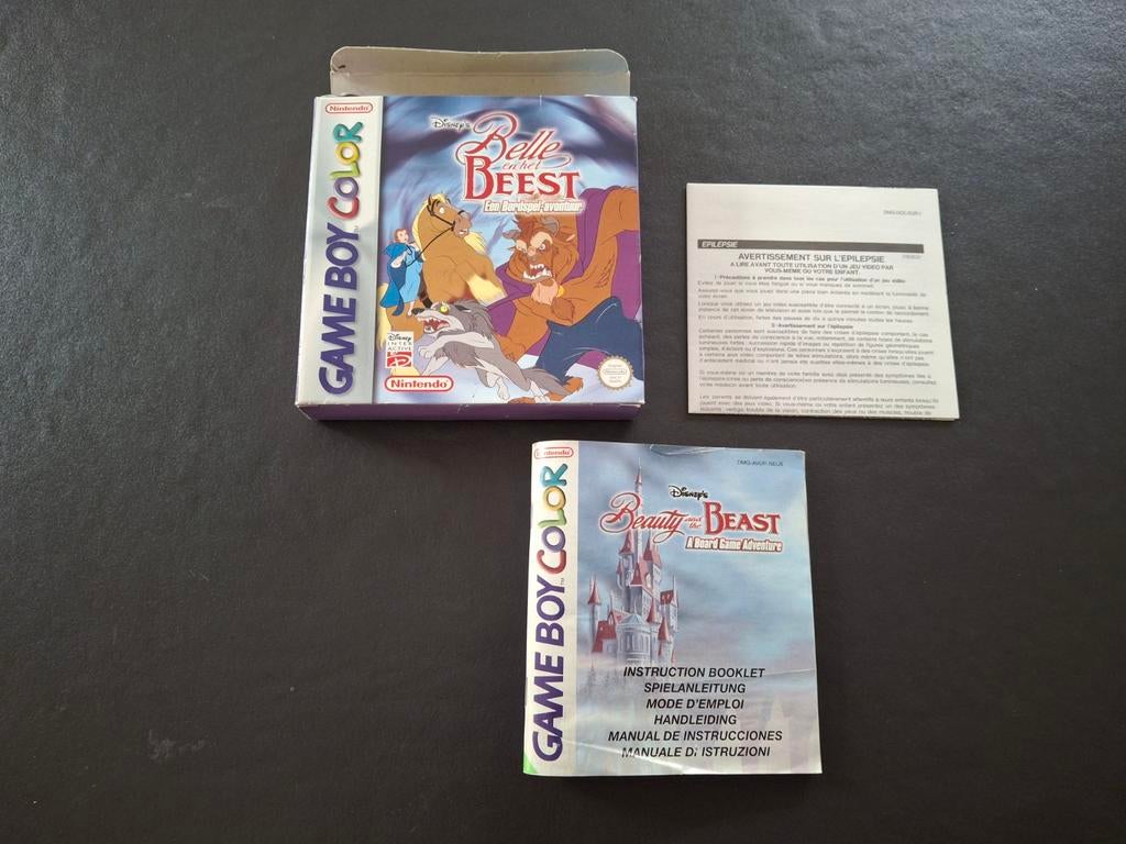 La Belle et la Bête - GBC - boîte et notice, Enlèvement ou Envoi