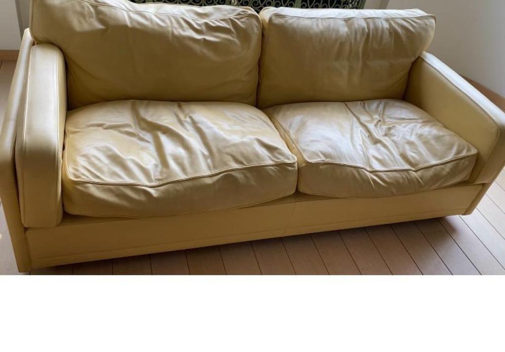 canape poltrona frau, Maison & Meubles, 75 à 100 cm, 200 à 250 cm, Banc droit, Enlèvement
