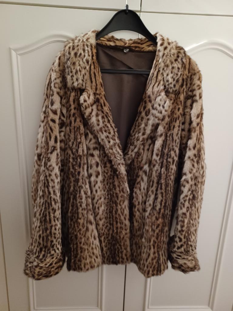 Pelsmantel OCELOT, Kleding | Dames, Ophalen, Gedragen, Maat 42/44 (L)