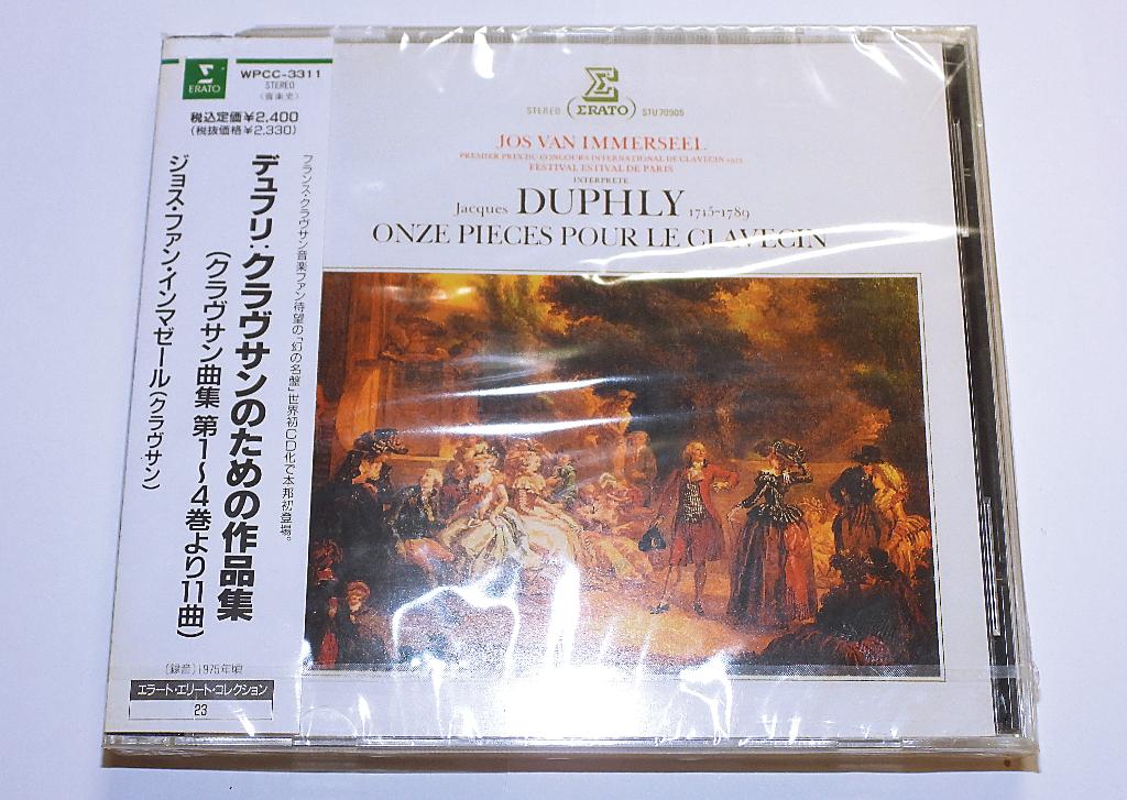CD new in blister Duphly Immerseel klavecimbel Erato Japan, Cd's en Dvd's, Cd's | Klassiek, Nieuw in verpakking, Kamermuziek, Barok