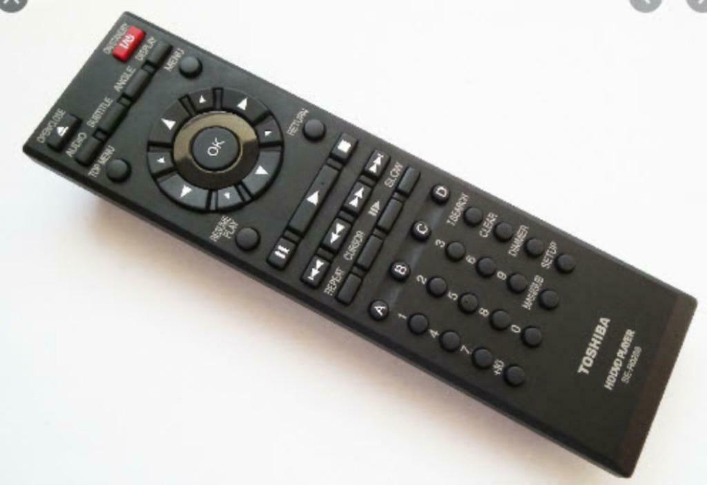 Afstandsbediening TOSHIBA SE-R0288  HD DVD-Player HD-EP30, Audio, Tv en Foto, DVD spelers, Ophalen of Verzenden, Gebruikt, Dvd-recorder